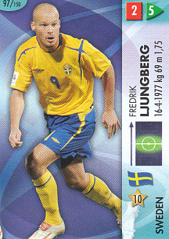 Freddie Ljungberg Sweden Panini World Cup 2006 #97
